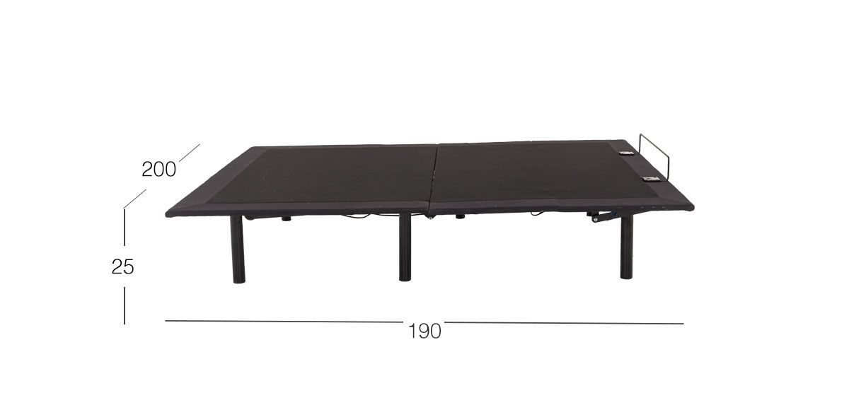 Box King Size Eléctrico Relax Motion Negro