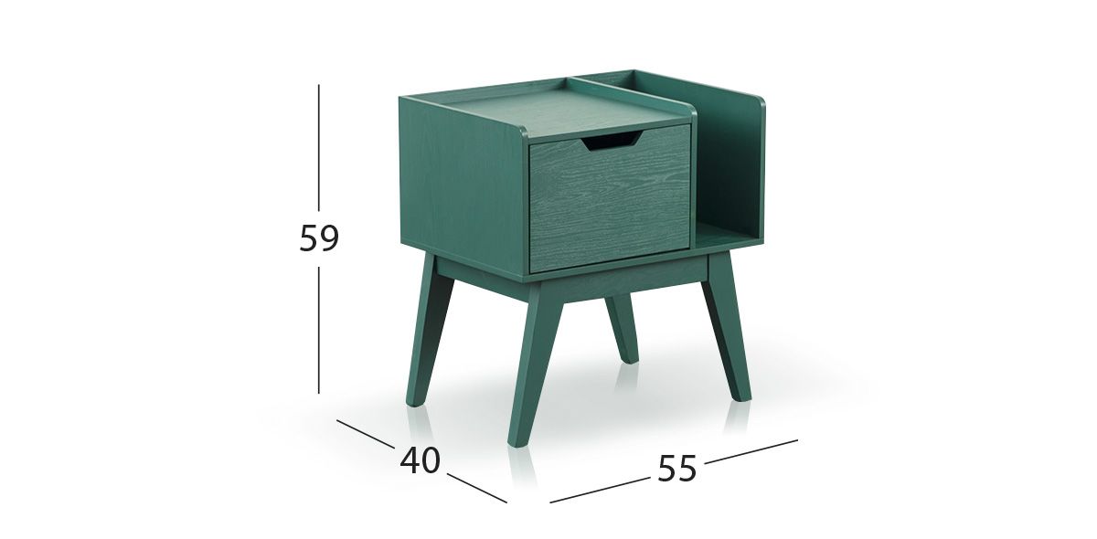 Buró Con Revistero Zeus Verde