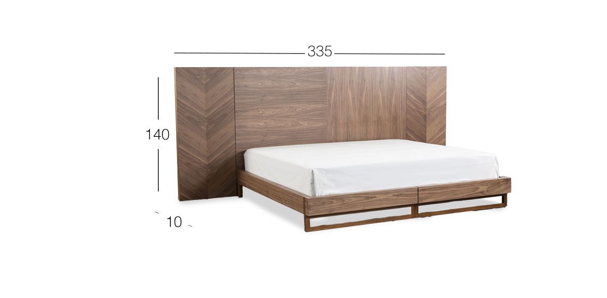 Cabecera King Size Veliero CL Café Nogal