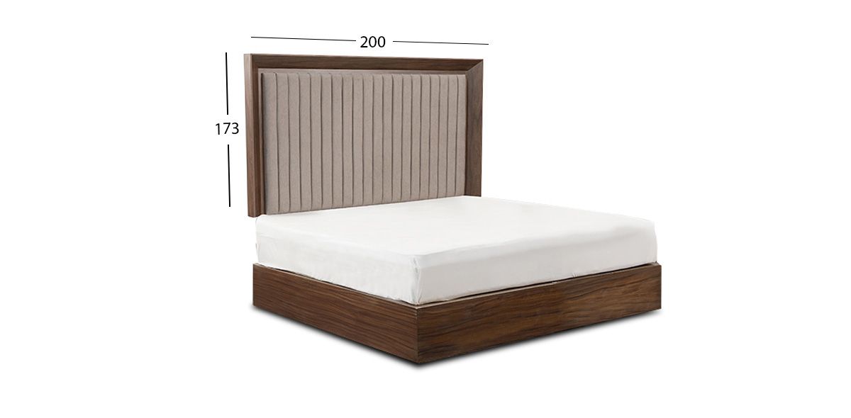 Cabecera King Size Balandra CL Café Nogal