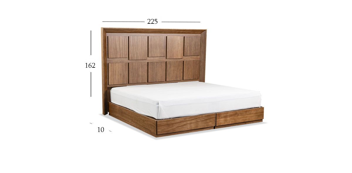 Cabecera King Size Keyser CL Café