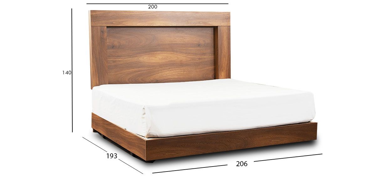Cama King Size Marbella Café 