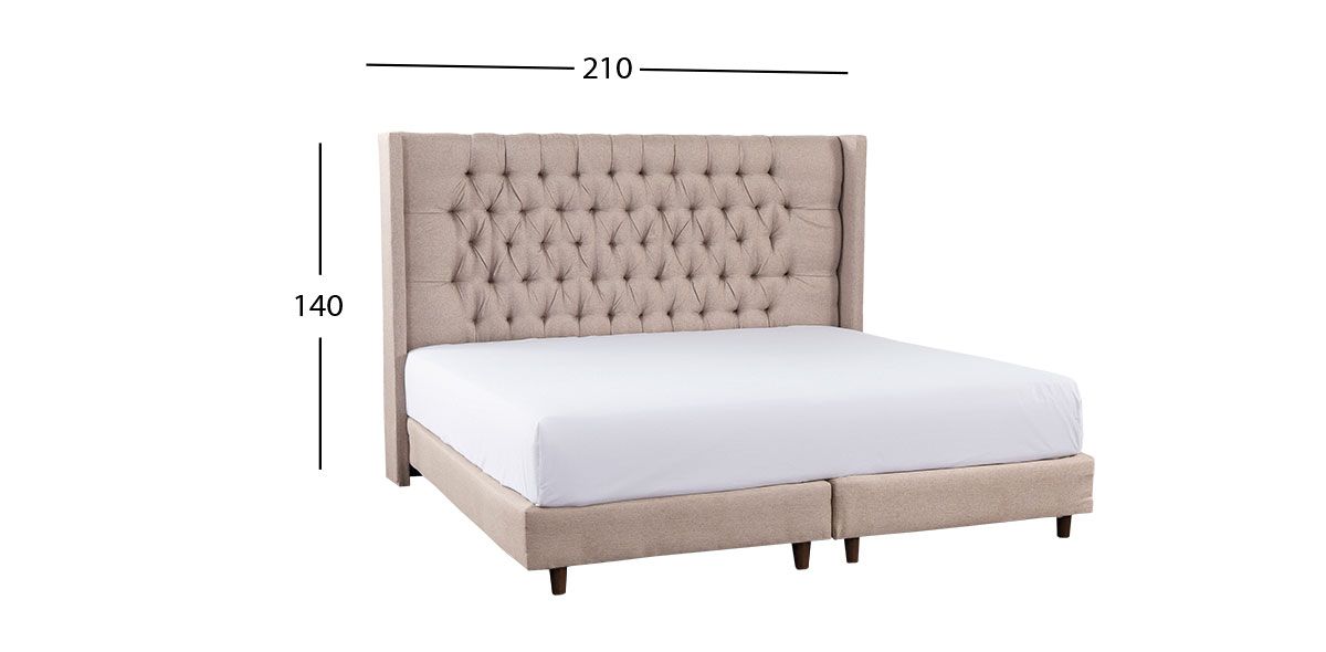 Cabecera King Size Estela Beige