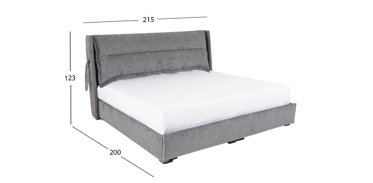 Cama King Size Náutica CL Gris