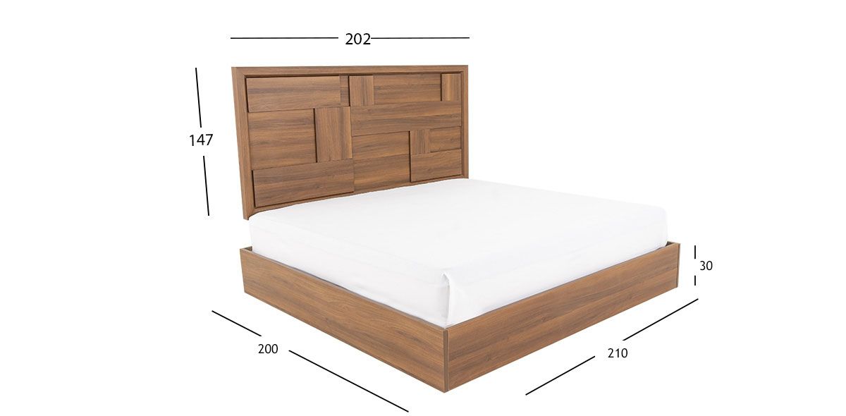 Cama King Size Atenas Café 