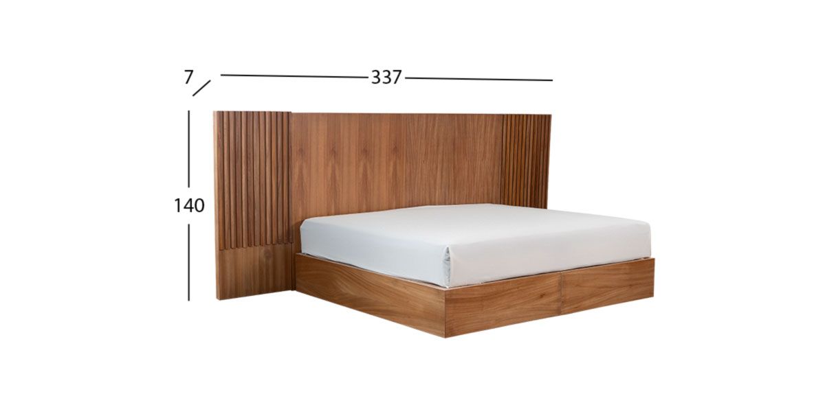 Cabecera King Size Citara Café