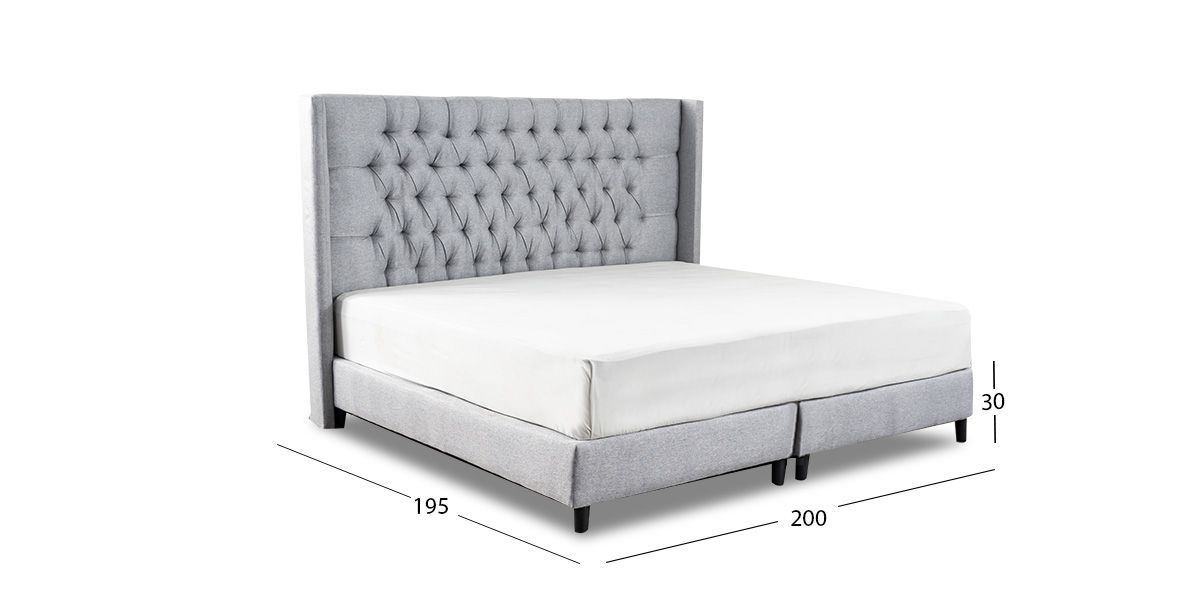 Base De Cama King Size Estela Plata