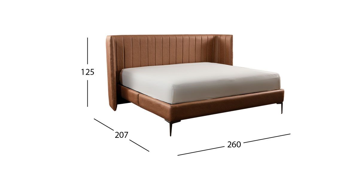 Cama King Size Selina CL Café