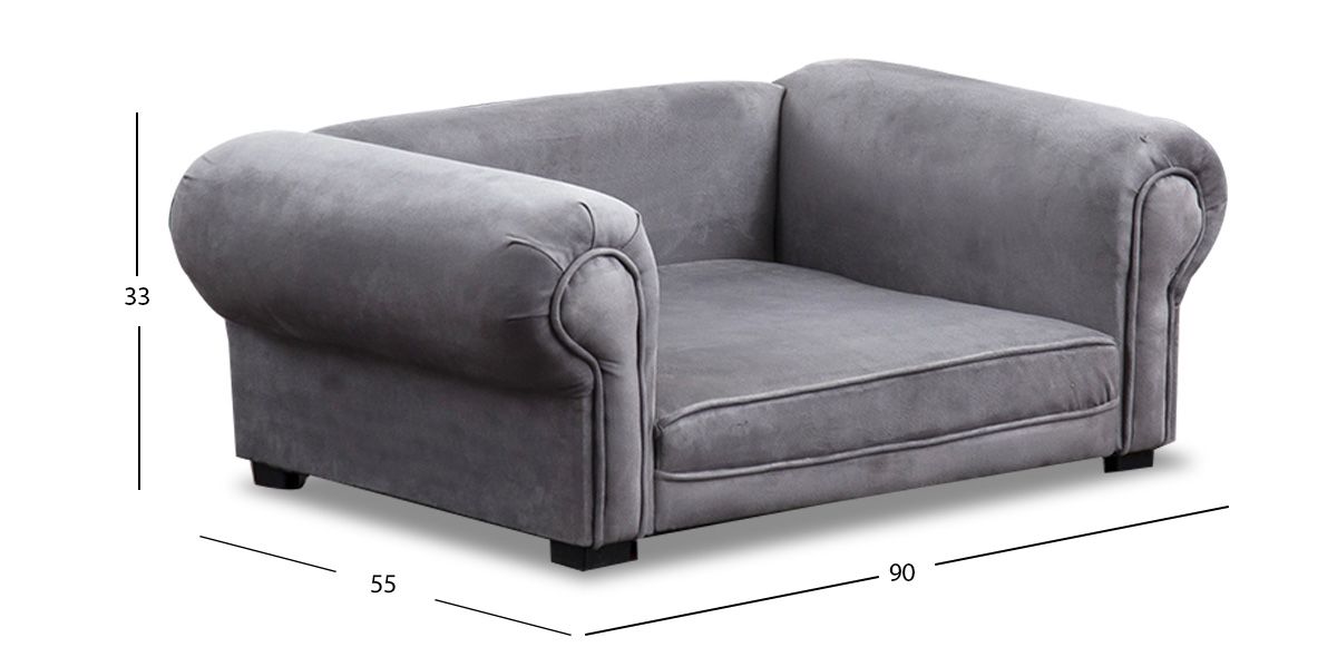 Cama Pet Lizza Gris Oxford