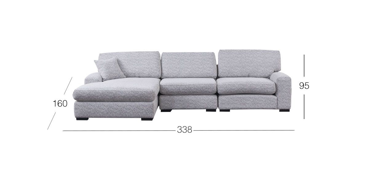 Sala Creta Plus Moka 3 Piezas