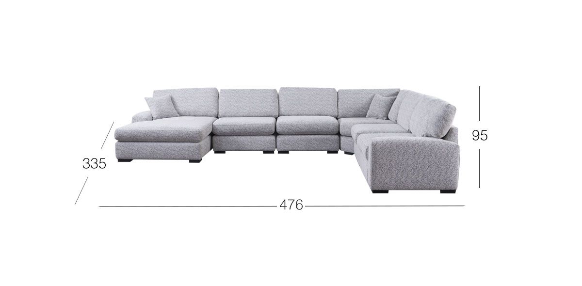 Sala Creta Plus Moka 6 Piezas