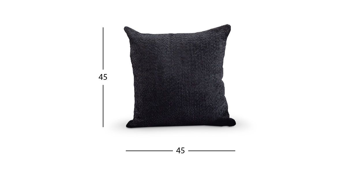 Cojín Decorativo Glass Negro
