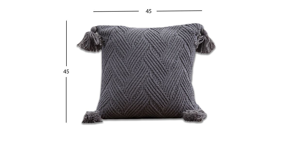 Cojín Decorativo Iscar Gris 