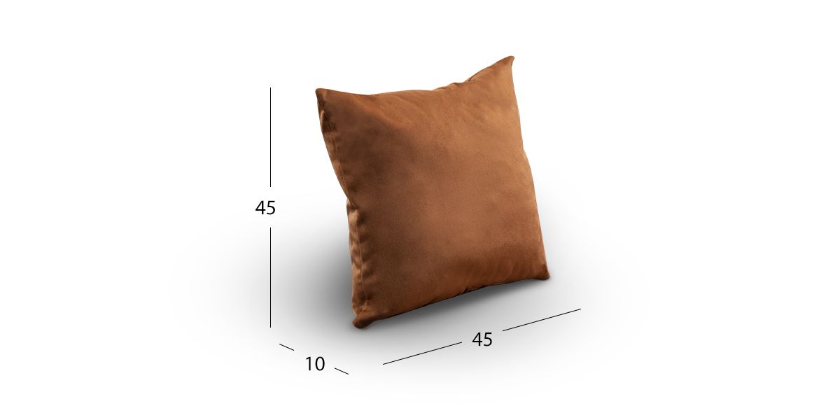 Cojín Decorativo Preston Naranja Terracota