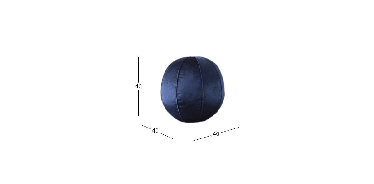 Cojín Decorativo Esfera Elche Azul Marino
