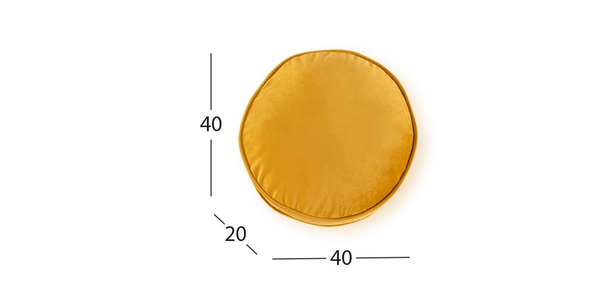 Cojín Decorativo Dolce Mostaza