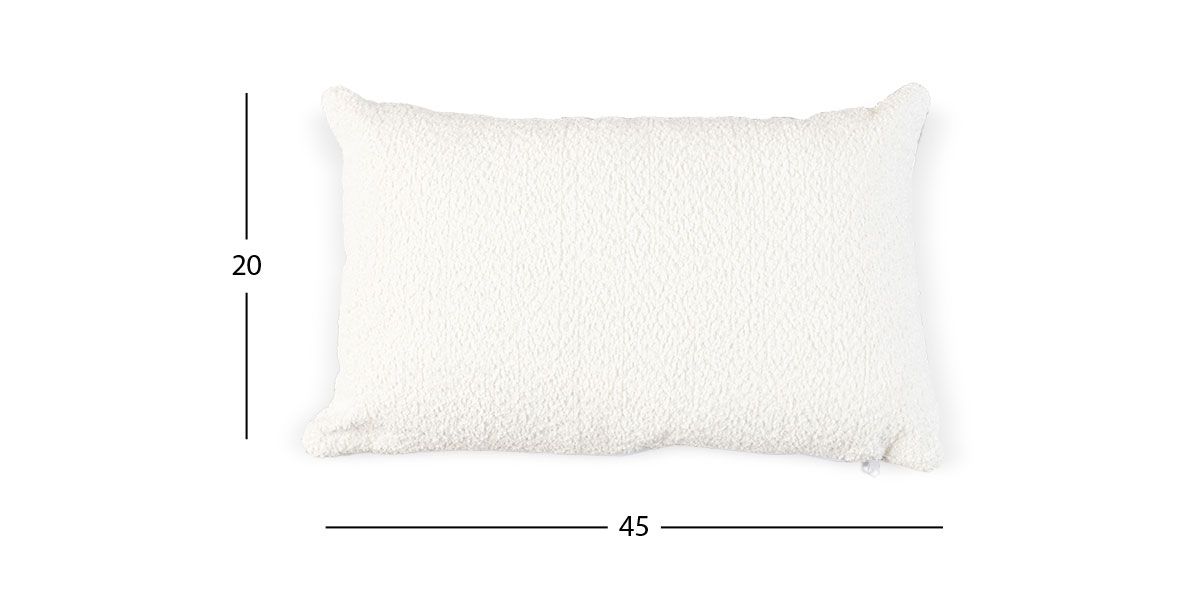 Cojín Riñonera Decorativo Glass Beige