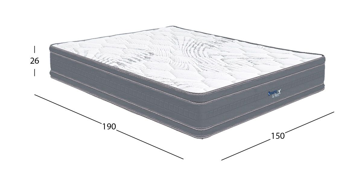 Colchón Dreams & Rest Queen Size Memory Foam Wind