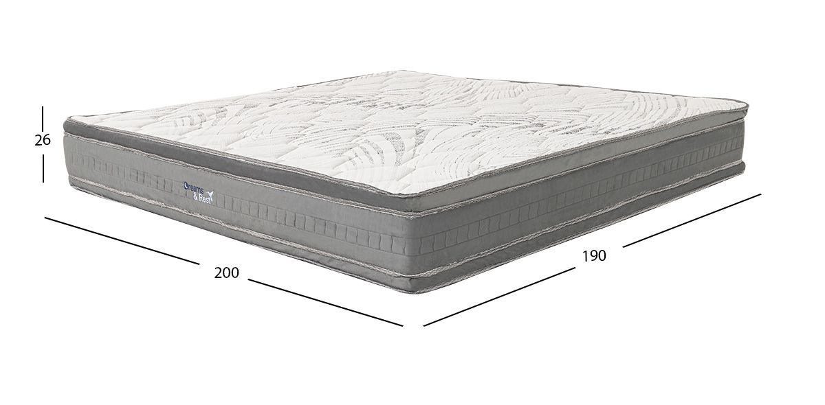 Colchón Dreams & Rest King Size Memory Foam Wind