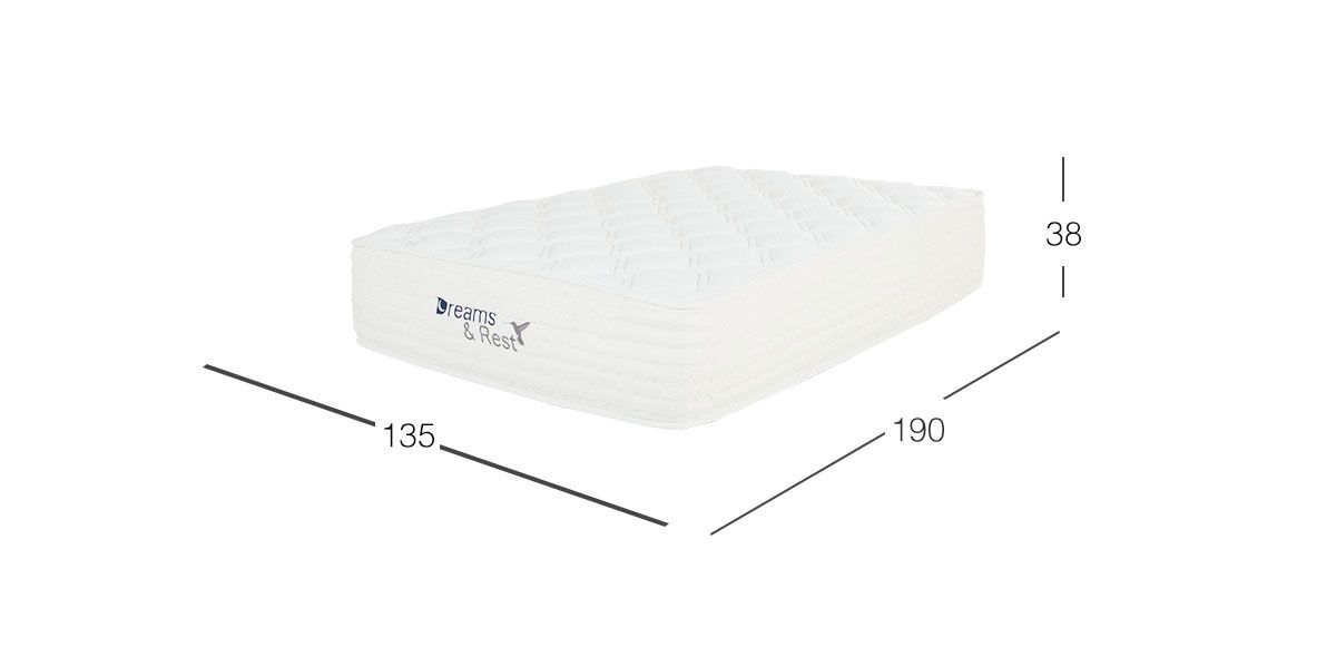 Colchón Dreams & Rest Matrimonial Memory Foam Dove 