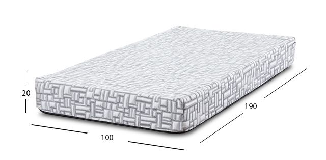 Colchón Individual Memory Foam Nepal
