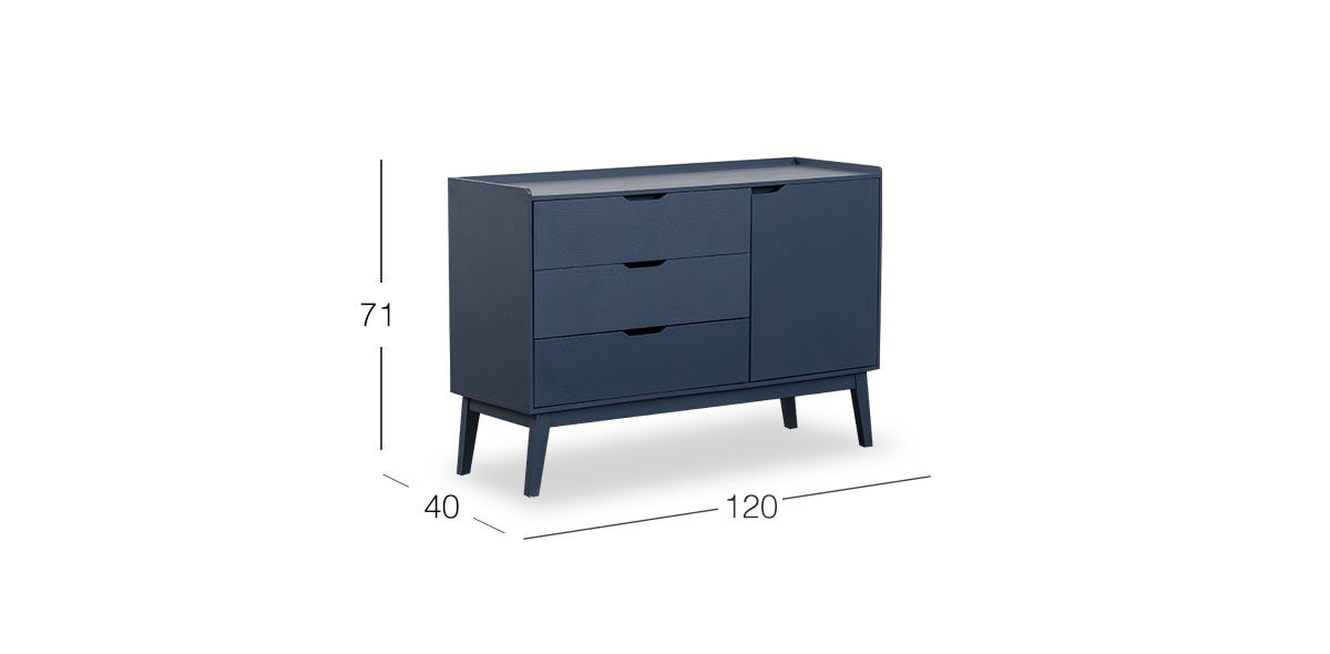 Cómoda Zeus Azul