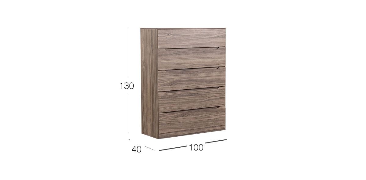 Cómoda Eslovenia Café Nogal