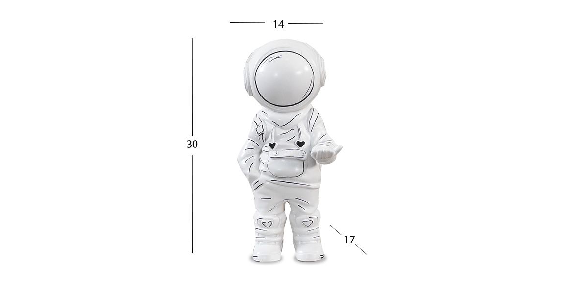 Figura Astronauta Blanco
