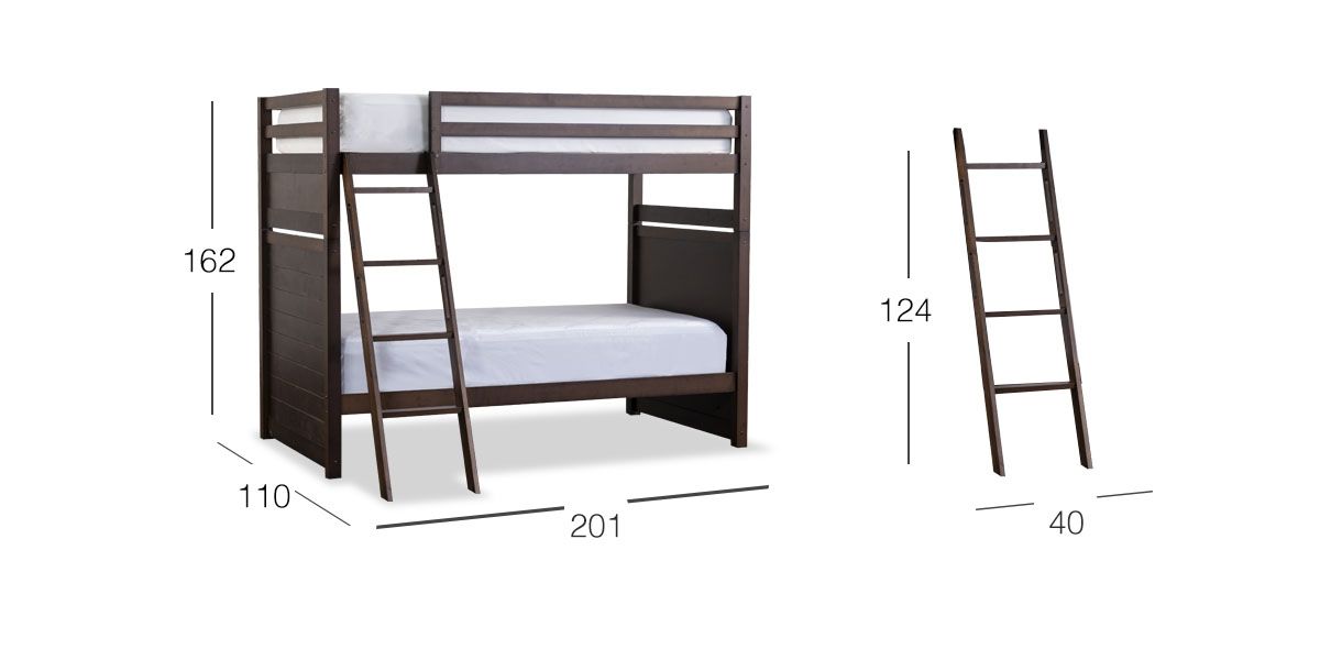 Litera Convertible Individual Amira Café
