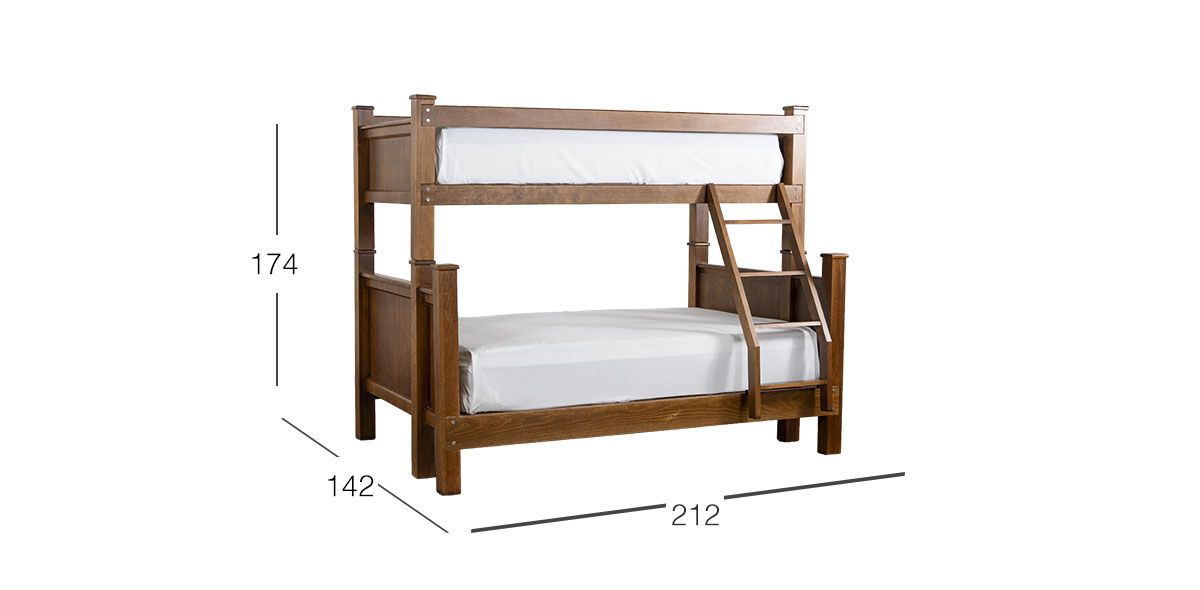 Litera Individual Matrimonial Jackson CL Café 