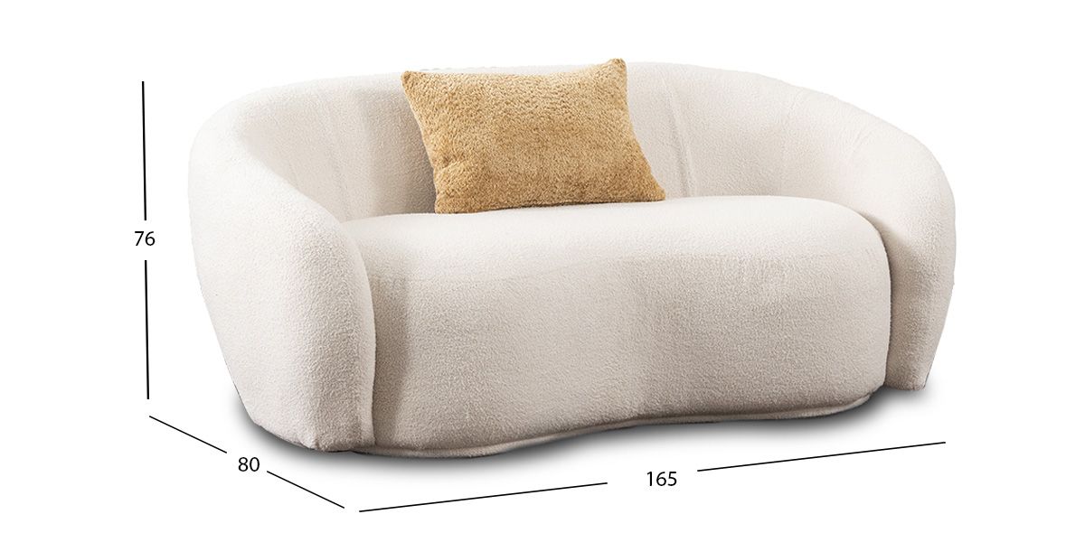 Sofá 2 Plazas Silencio Blanco