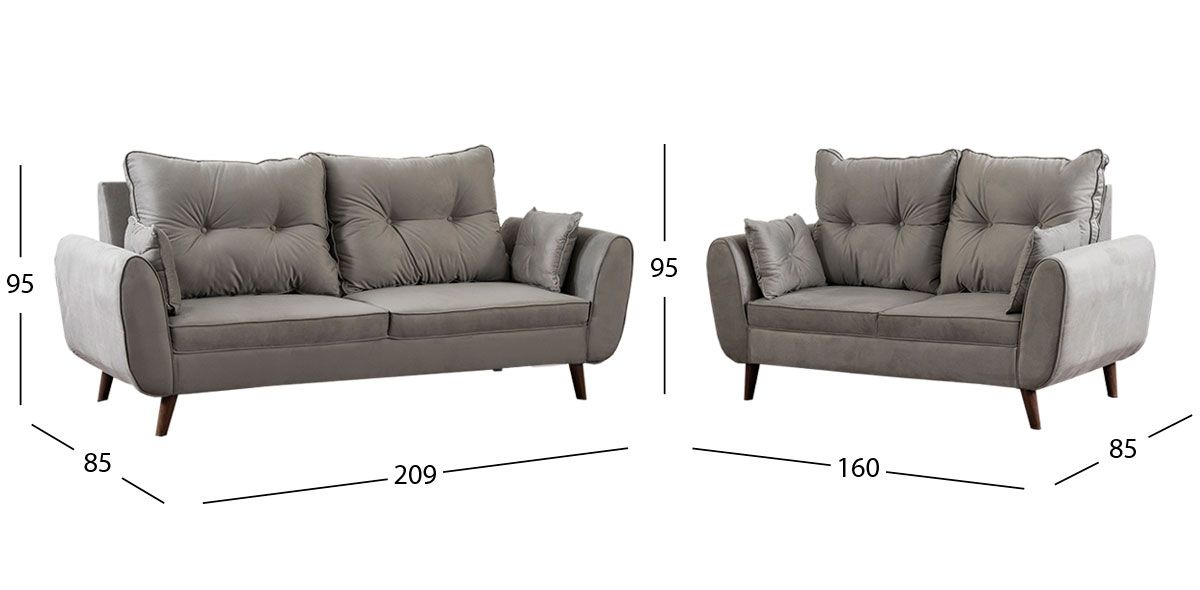 Sala Aria Soft Gris Oxford