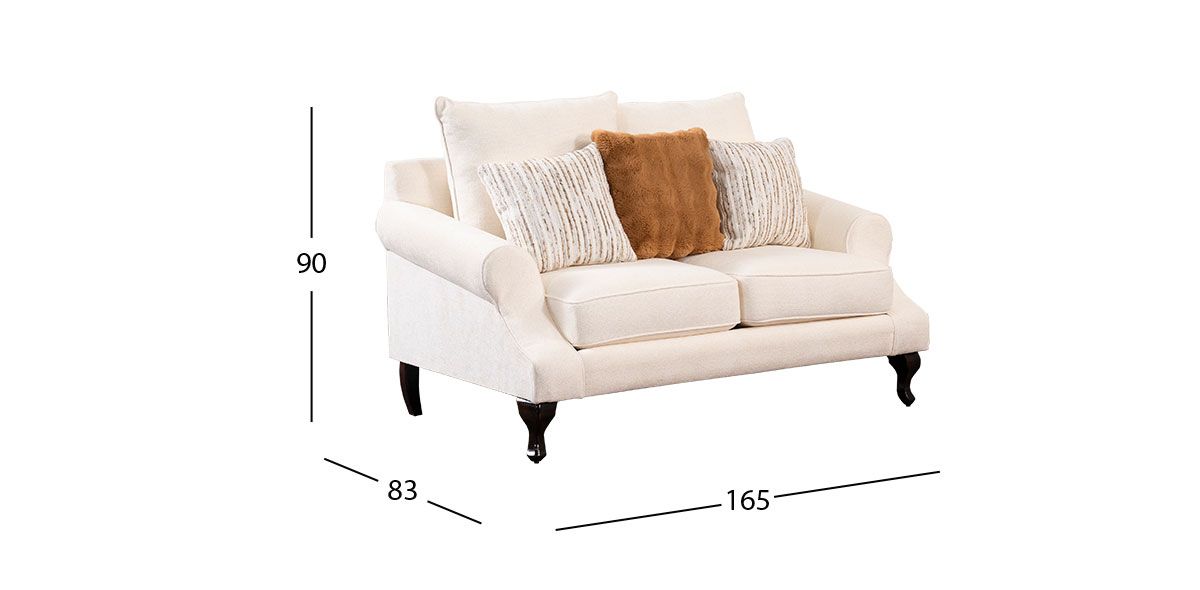 Sofá 2 Plazas James Beige