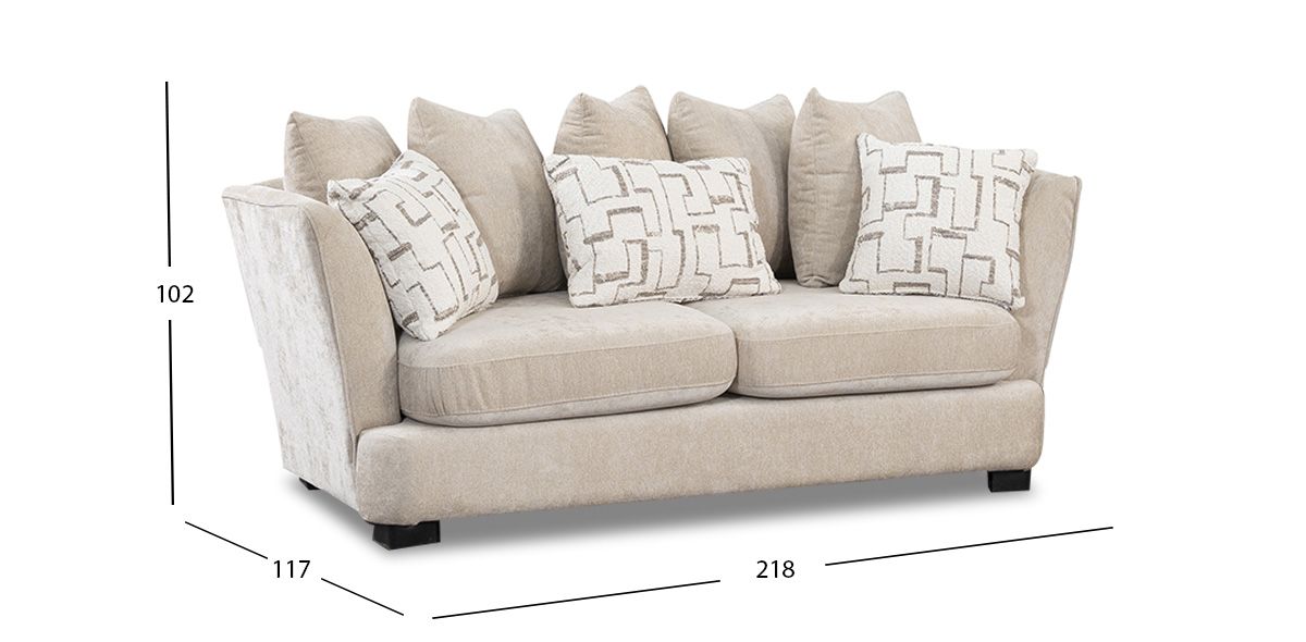 Sofá 2 Plazas Opulent Beige