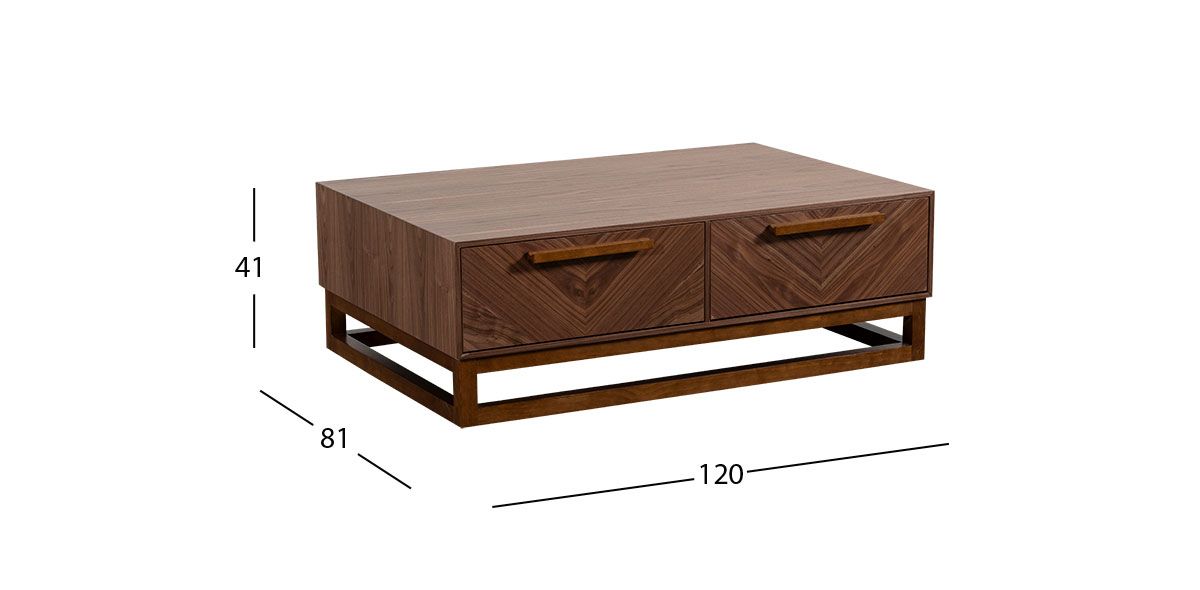 Mesa de Centro Veliero CL Café Nogal