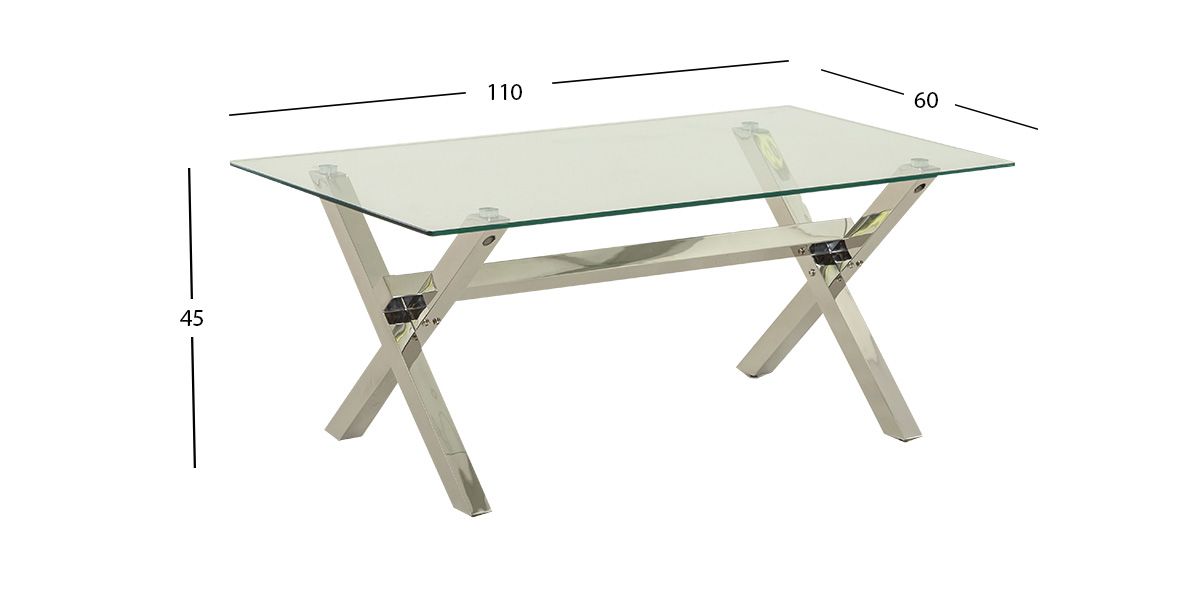 Mesa de Centro Kenya Gris