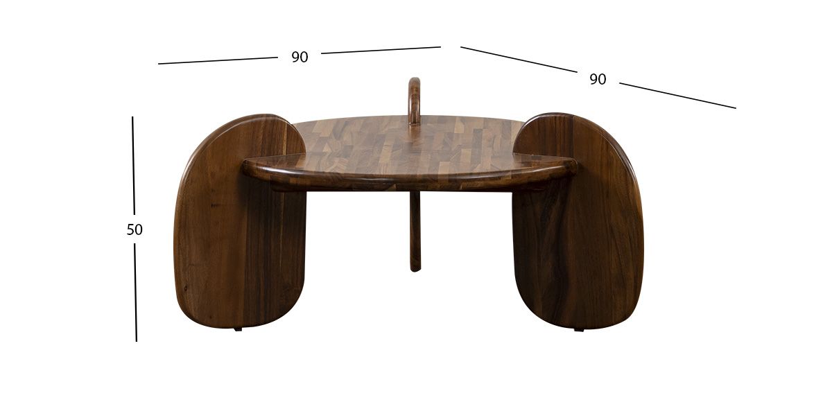 Mesa De Centro Redonda Brera Café