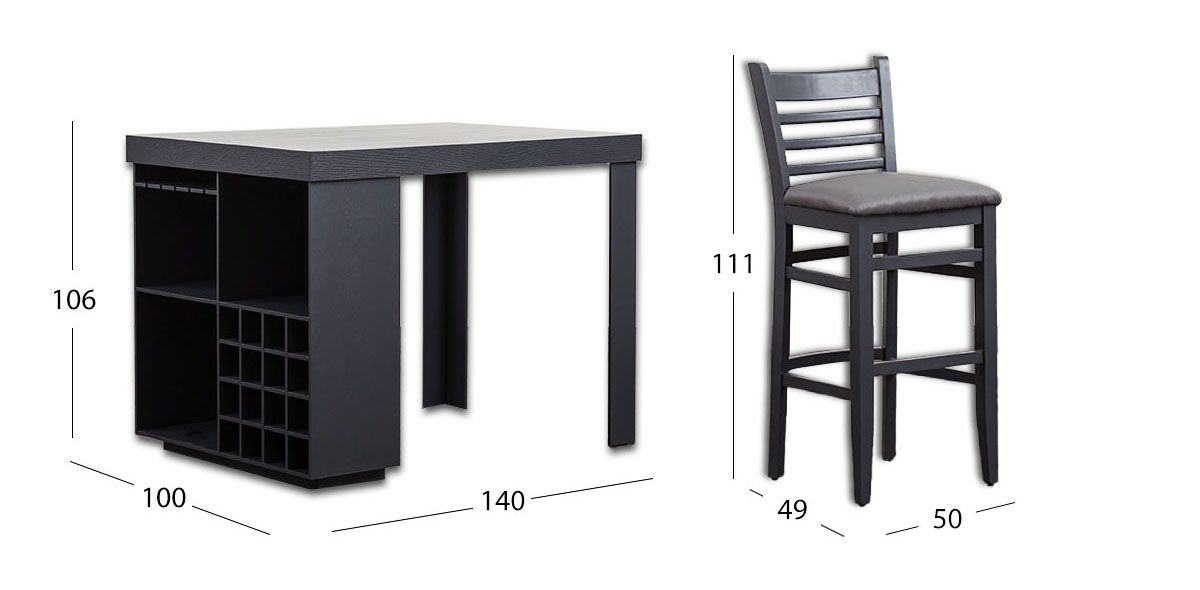 Antecomedor Gris Ottawa 