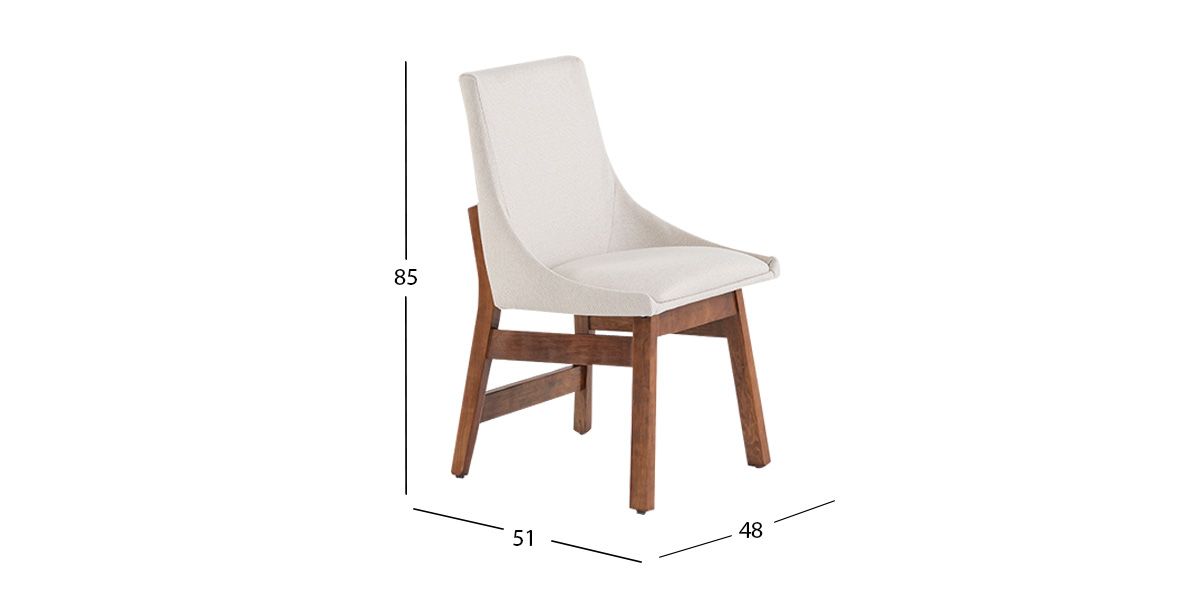 Silla Odette Alamo Beige