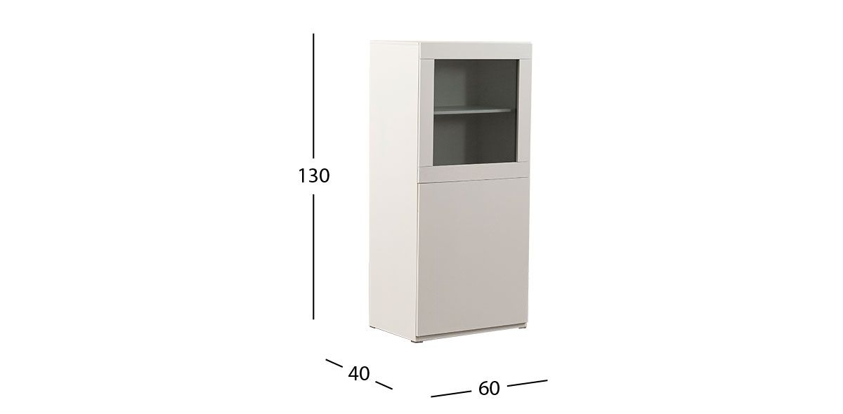 Modulo Lateral Derecho 2 Puertas Toronto Life Blanco