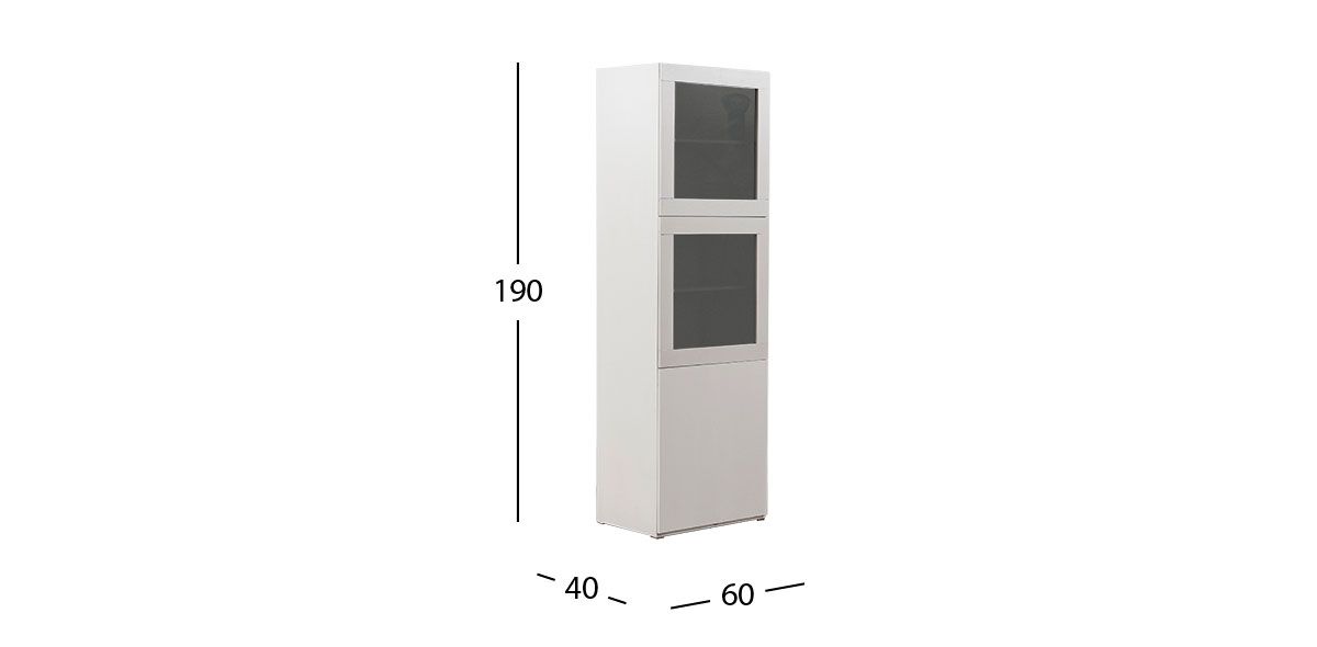 Modulo Lateral Izquierdo 3 Puertas Toronto Life Blanco