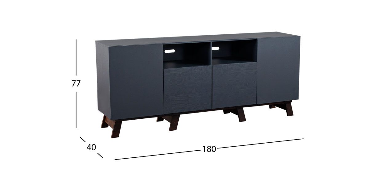 Mueble de TV 180 Cm Quebec Life Gris