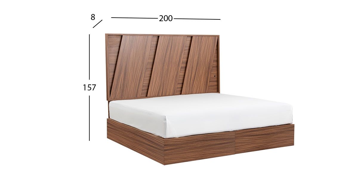 Cabecera King Size Hassan Café