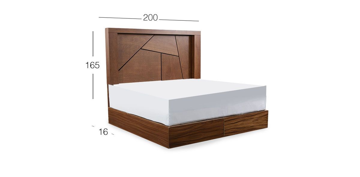 Cabecera Con Luz King Size Zen Café