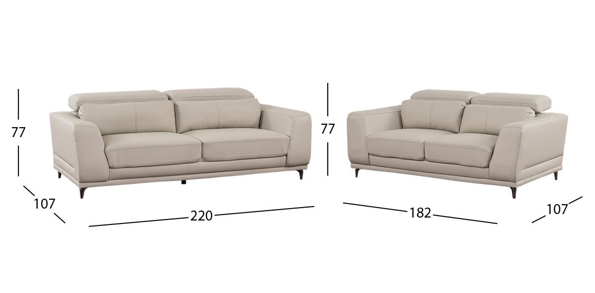 Sala Piel Lecce Beige