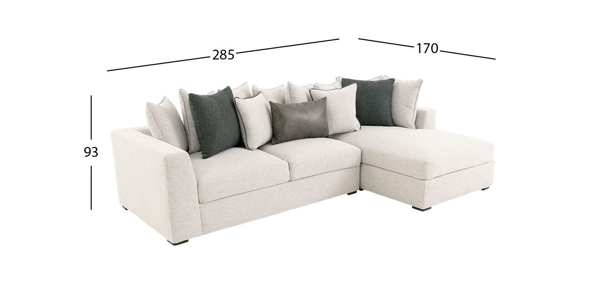 Sala Modular Derecha Piero CL Gris