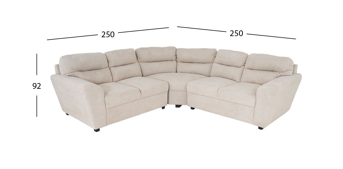 Sala Modular Esquinera Amara Blanco