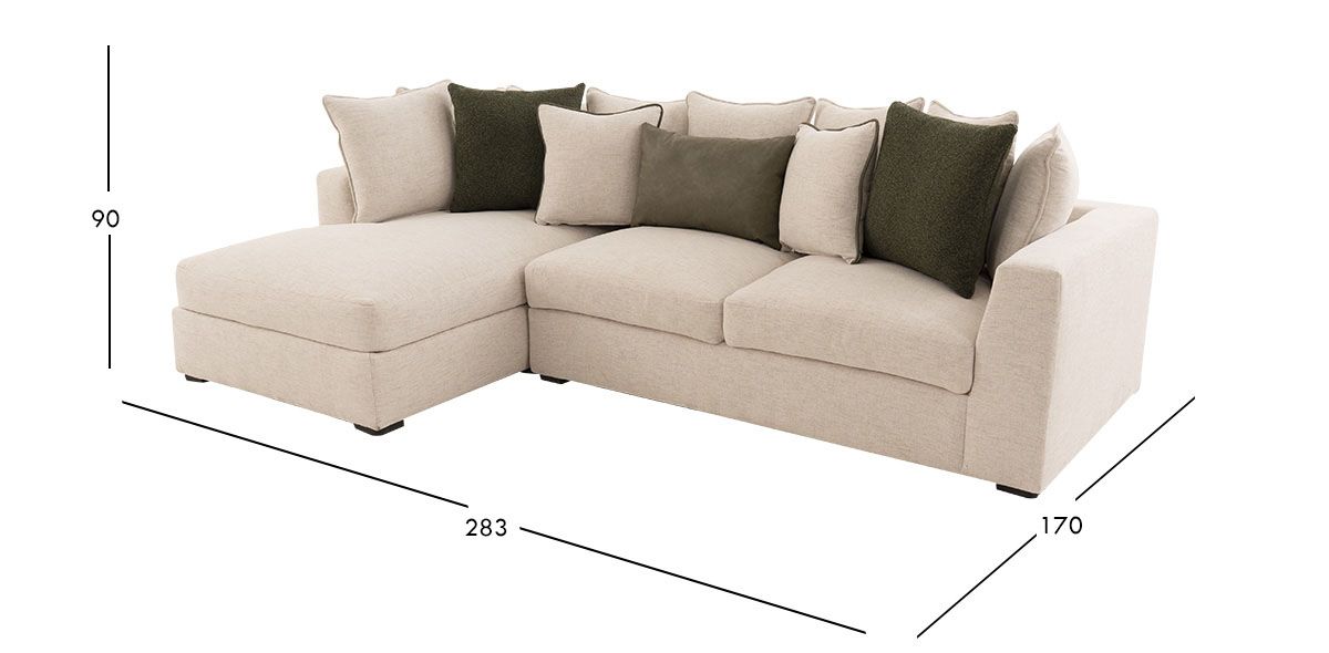 Sala Modular Izquierda Piero CL Beige