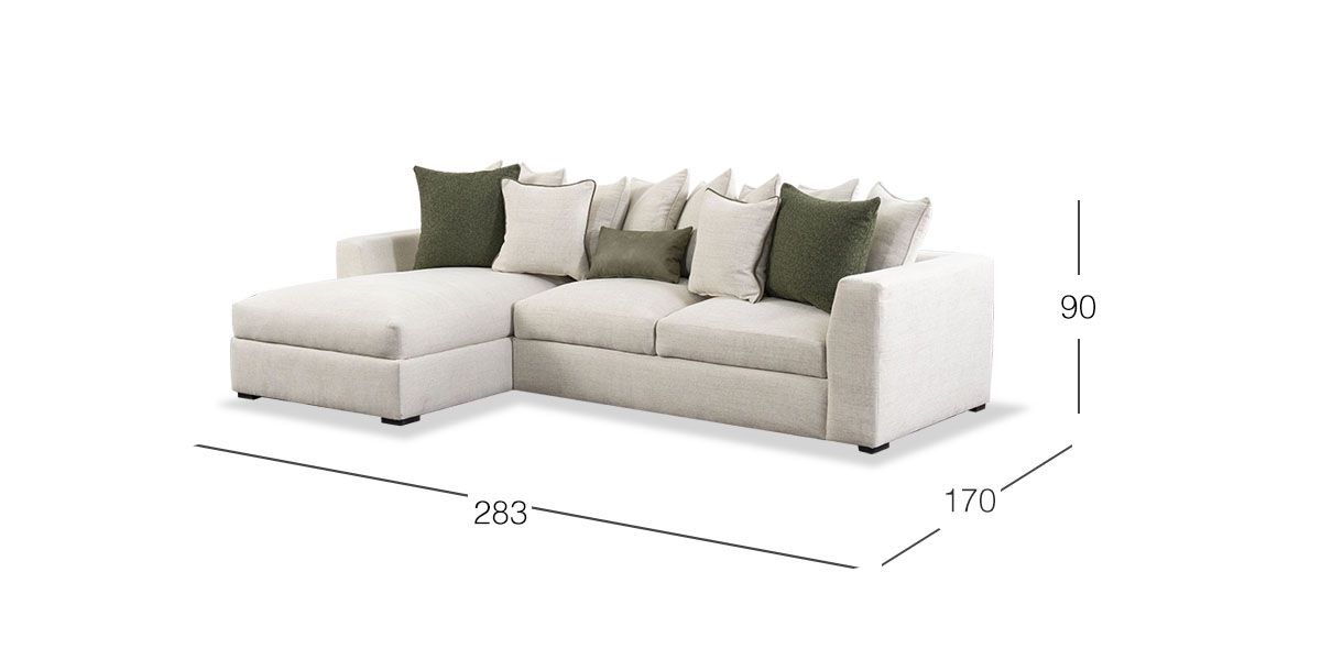 Sala Modular Izquierda Piero CL Beige