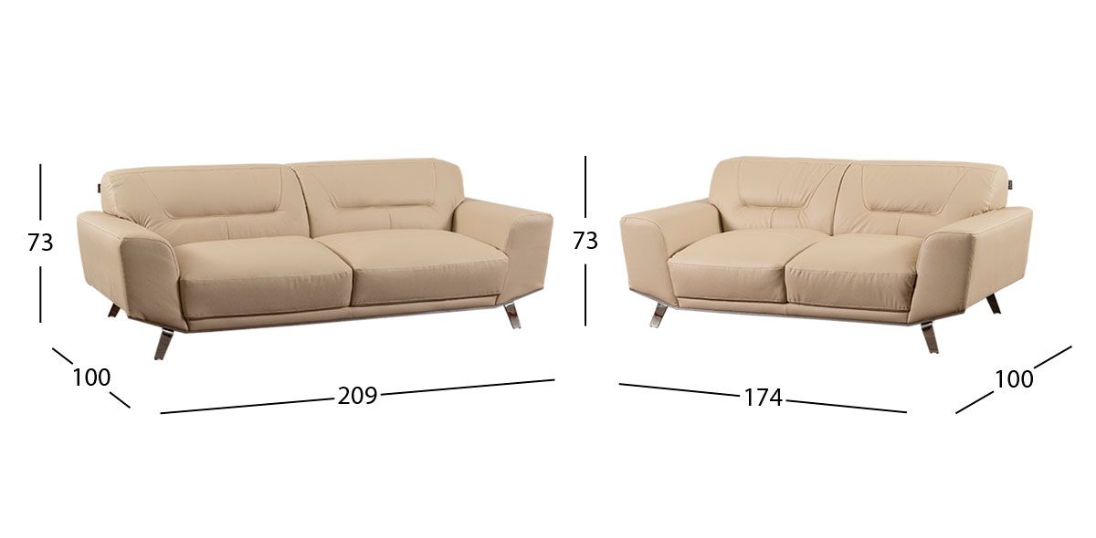 Sala Piel Ameno CL Beige (Boal)